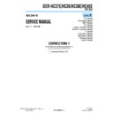 Sony DCR-HC37E, DCR-HC38, DCR-HC38E, DCR-HC45E (serv.man9) Service Manual