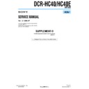 dcr-hc40, dcr-hc40e (serv.man10) service manual