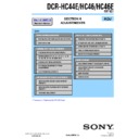 Sony DCR-HC44E, DCR-HC46, DCR-HC46E (serv.man3) Service Manual