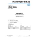 Sony DCR-HC44E, DCR-HC46, DCR-HC46E (serv.man6) Service Manual