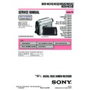 Sony DCR-HC51E, DCR-HC52, DCR-HC52E, DCR-HC53E, DCR-HC54, DCR-HC54E (serv.man3) Service Manual