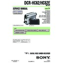 Sony DCR-HC62, DCR-HC62E Service Manual
