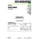 Sony DCR-HC85, DCR-HC85E (serv.man9) Service Manual