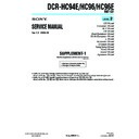 Sony DCR-HC94E, DCR-HC96, DCR-HC96E (serv.man5) Service Manual