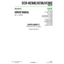 Sony DCR-HC94E, DCR-HC96, DCR-HC96E (serv.man9) Service Manual