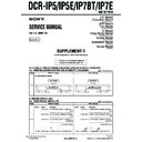 Sony DCR-IP5, DCR-IP5E, DCR-IP7BT, DCR-IP7E (serv.man5) Service Manual