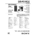 Sony DCR-PC1, DCR-PC1E Service Manual