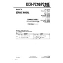 Sony DCR-PC10, DCR-PC10E (serv.man3) Service Manual