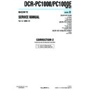 dcr-pc1000, dcr-pc1000e (serv.man12) service manual