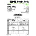 dcr-pc1000, dcr-pc1000e (serv.man9) service manual
