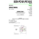 Sony DCR-PC101, DCR-PC101E (serv.man3) Service Manual