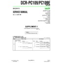 dcr-pc109, dcr-pc109e (serv.man8) service manual