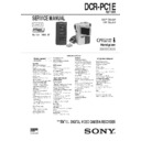 Sony DCR-PC1E Service Manual