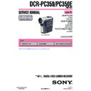 Sony DCR-PC350, DCR-PC350E (serv.man3) Service Manual