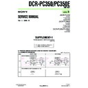 Sony DCR-PC350, DCR-PC350E (serv.man7) Service Manual