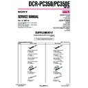 Sony DCR-PC350, DCR-PC350E (serv.man8) Service Manual