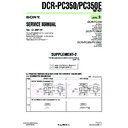 Sony DCR-PC350, DCR-PC350E (serv.man9) Service Manual