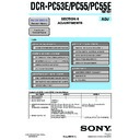 Sony DCR-PC53E, DCR-PC55, DCR-PC55E (serv.man4) Service Manual