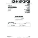 Sony DCR-PC6E, DCR-PC9, DCR-PC9E (serv.man4) Service Manual