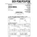 Sony DCR-PC6E, DCR-PC9, DCR-PC9E (serv.man6) Service Manual