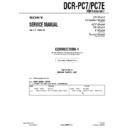 Sony DCR-PC7, DCR-PC7E (serv.man5) Service Manual