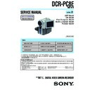 Sony DCR-PC8E (serv.man2) Service Manual