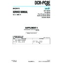 Sony DCR-PC8E (serv.man4) Service Manual