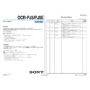 Sony DCR-PJ5, DCR-PJ5E Service Manual