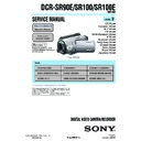 Sony DCR-SR100, DCR-SR100E, DCR-SR90E (serv.man2) Service Manual