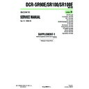 Sony DCR-SR100, DCR-SR100E, DCR-SR90E (serv.man7) Service Manual