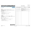 Sony DCR-SR15E, DCR-SR20, DCR-SR20E (serv.man2) Service Manual