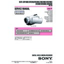 Sony DCR-SR190E, DCR-SR200, DCR-SR200C, DCR-SR200E, DCR-SR290E, DCR-SR300, DCR-SR300C, DCR-SR300E (serv.man3) Service Manual