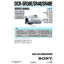 Sony DCR-SR30E, DCR-SR40, DCR-SR40E (serv.man2) Service Manual