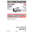 Sony DCR-SR30E, DCR-SR40, DCR-SR40E (serv.man3) Service Manual