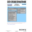 Sony DCR-SR30E, DCR-SR40, DCR-SR40E (serv.man4) Service Manual