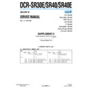 Sony DCR-SR30E, DCR-SR40, DCR-SR40E (serv.man7) Service Manual