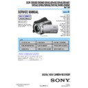 Sony DCR-SR35E, DCR-SR36E, DCR-SR45, DCR-SR45E, DCR-SR46, DCR-SR46E, DCR-SR55E, DCR-SR65, DCR-SR65E, DCR-SR75E, DCR-SR85, DCR-SR85E (serv.man2) Service Manual