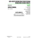 Sony DCR-SR37E, DCR-SR38E, DCR-SR47, DCR-SR47E, DCR-SR48, DCR-SR48E, DCR-SR57E, DCR-SR67, DCR-SR67E (serv.man8) Service Manual