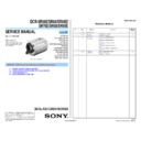 Sony DCR-SR58E, DCR-SR68, DCR-SR68E, DCR-SR78E, DCR-SR88, DCR-SR88E (serv.man2) Service Manual