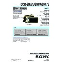 Sony DCR-SR77E, DCR-SR87, DCR-SR87E (serv.man2) Service Manual