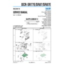 dcr-sr77e, dcr-sr87, dcr-sr87e (serv.man6) service manual