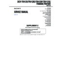 Sony DCR-TR8000E, DCR-TR8100E, DCR-TRV120, DCR-TRV120E, DCR-TRV120P, DCR-TRV125E (serv.man3) Service Manual