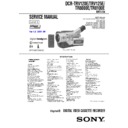 Sony DCR-TR8000E, DCR-TR8100E, DCR-TRV120E, DCR-TRV125E Service Manual