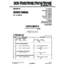 Sony DCR-TRV10, DCR-TRV10E, DCR-TRV8, DCR-TRV8E (serv.man7) Service Manual