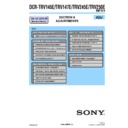 Sony DCR-TRV145E, DCR-TRV147E, DCR-TRV245E, DCR-TRV250E (serv.man3) Service Manual
