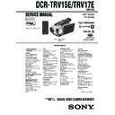 Sony DCR-TRV15E, DCR-TRV17E (serv.man4) Service Manual