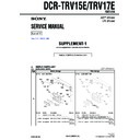 Sony DCR-TRV15E, DCR-TRV17E (serv.man6) Service Manual
