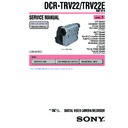 dcr-trv22, dcr-trv22e (serv.man3) service manual