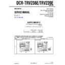 Sony DCR-TRV238E, DCR-TRV239E (serv.man5) Service Manual
