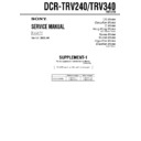 Sony DCR-TRV240, DCR-TRV340 (serv.man4) Service Manual